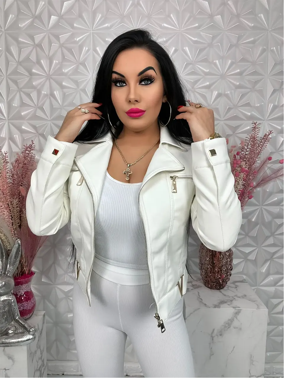 Ramoneska V-Luxe biała