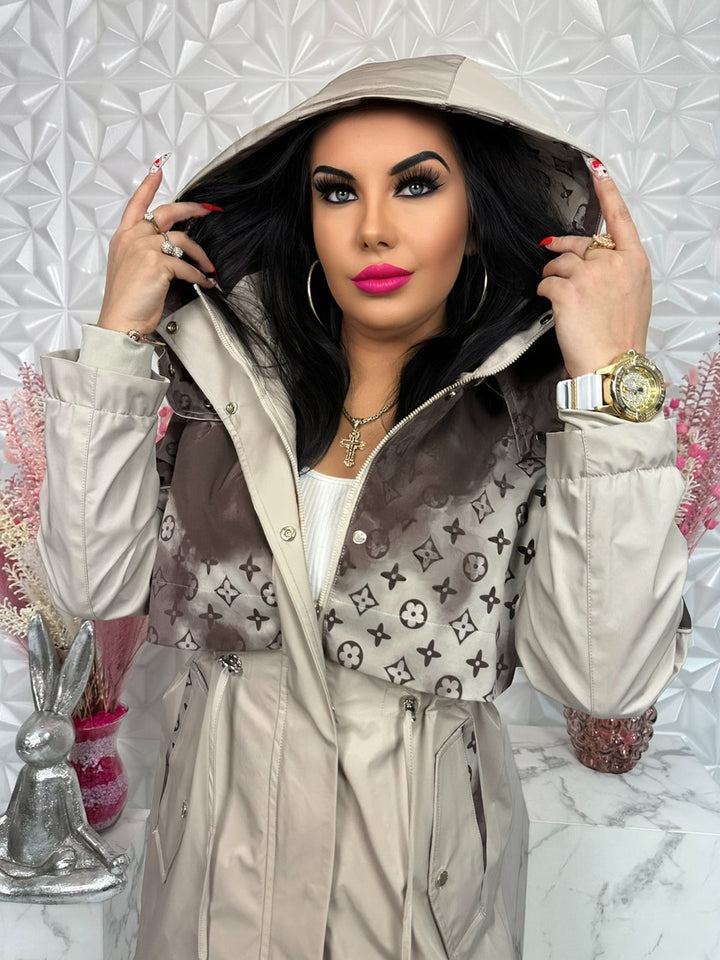 Parka Prestige Icon ciemny beż