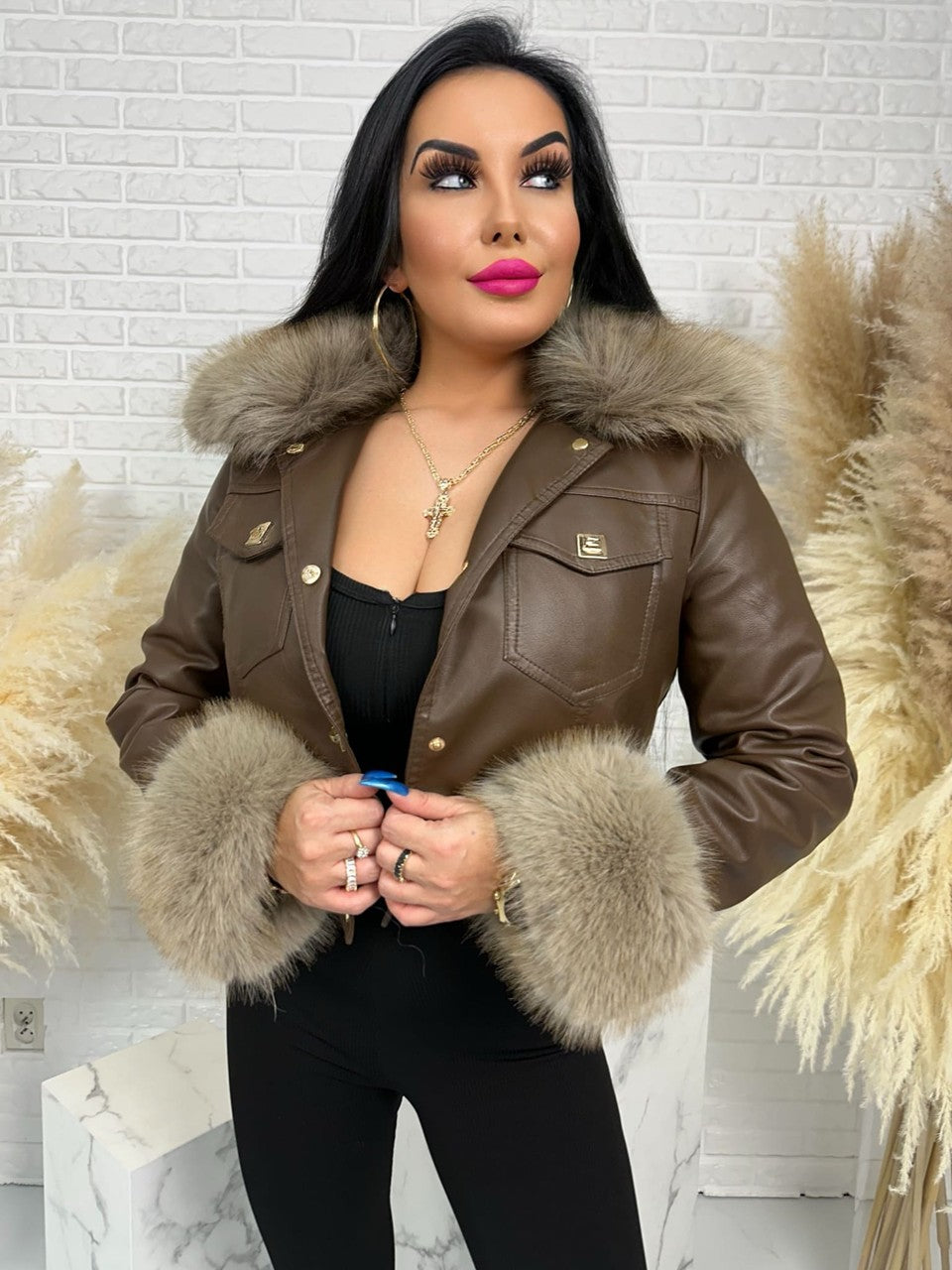 Ramoneska ALICJA brązowa