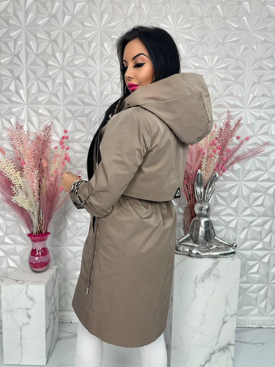 Parka Wild Touch brązowa