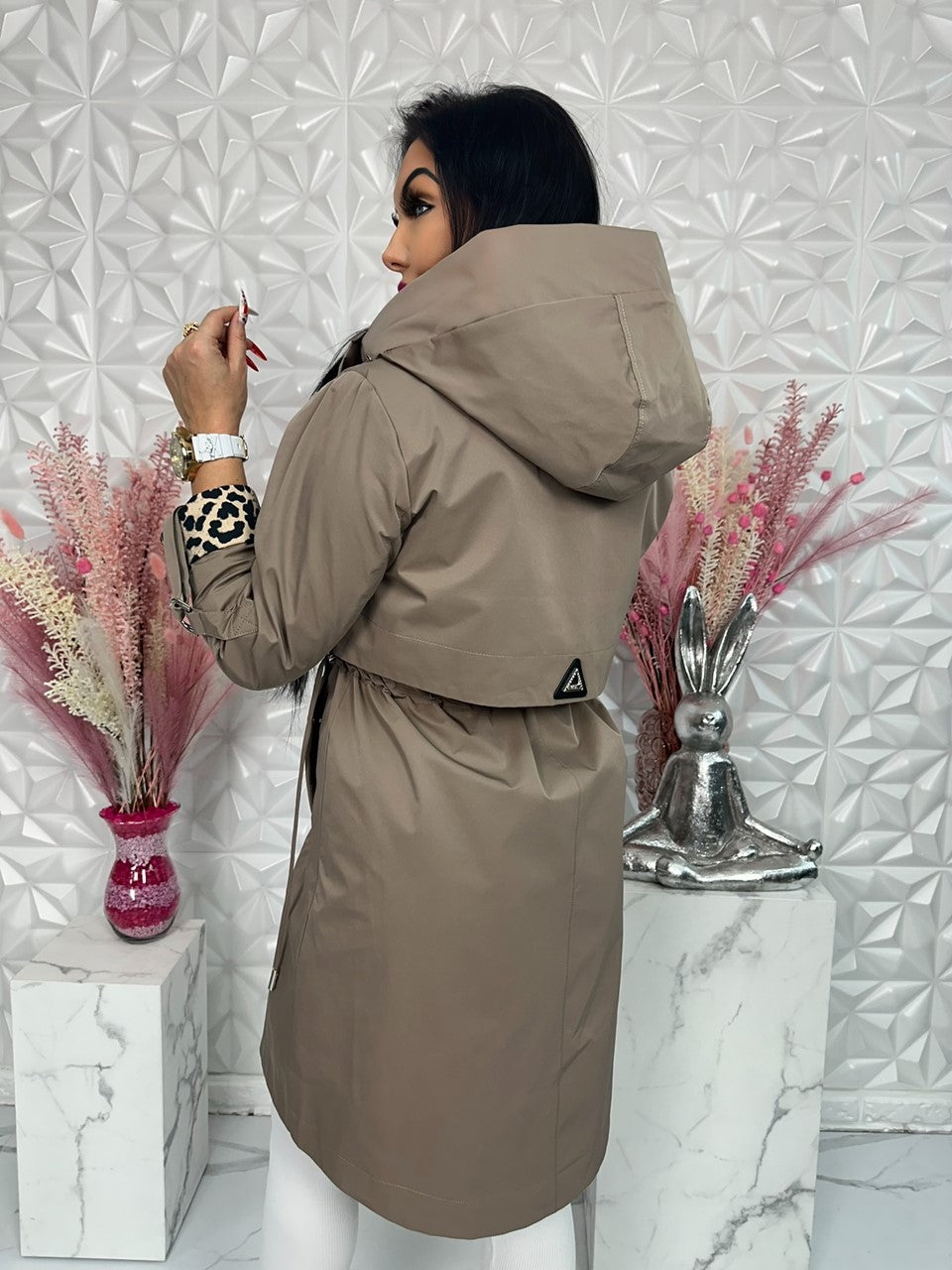 Parka Wild Touch brązowa