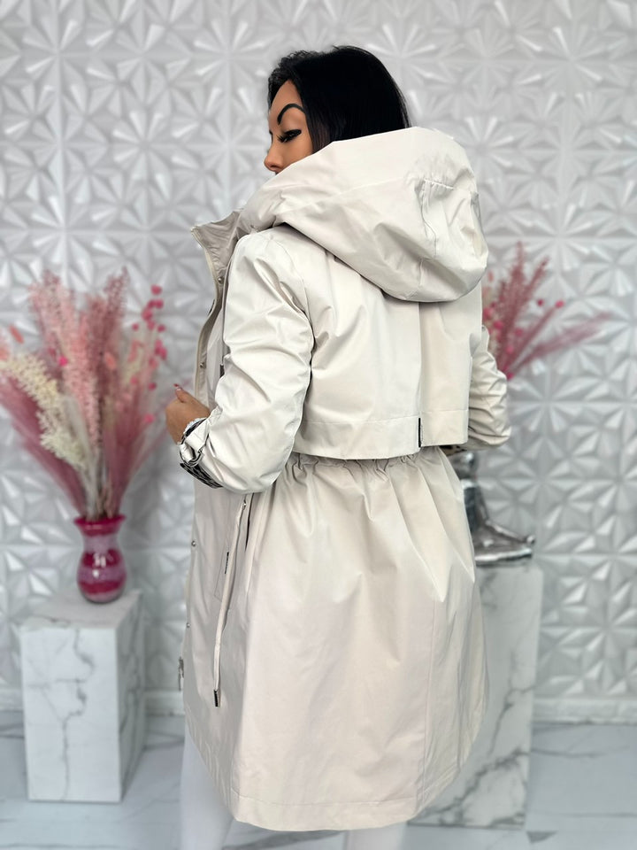 Parka Wild Touch jasny beż
