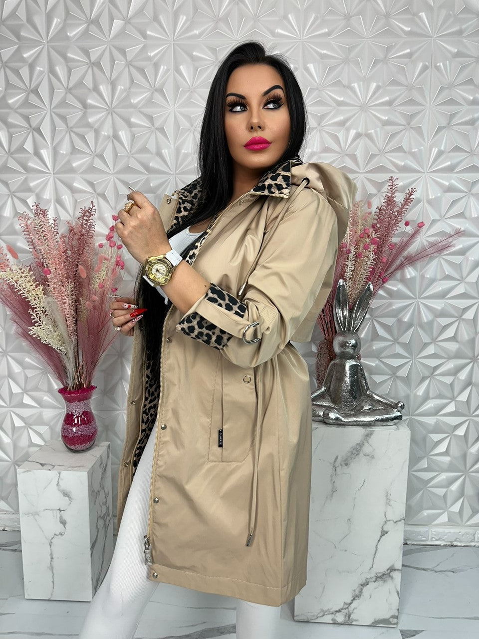 Parka Wild Touch beż