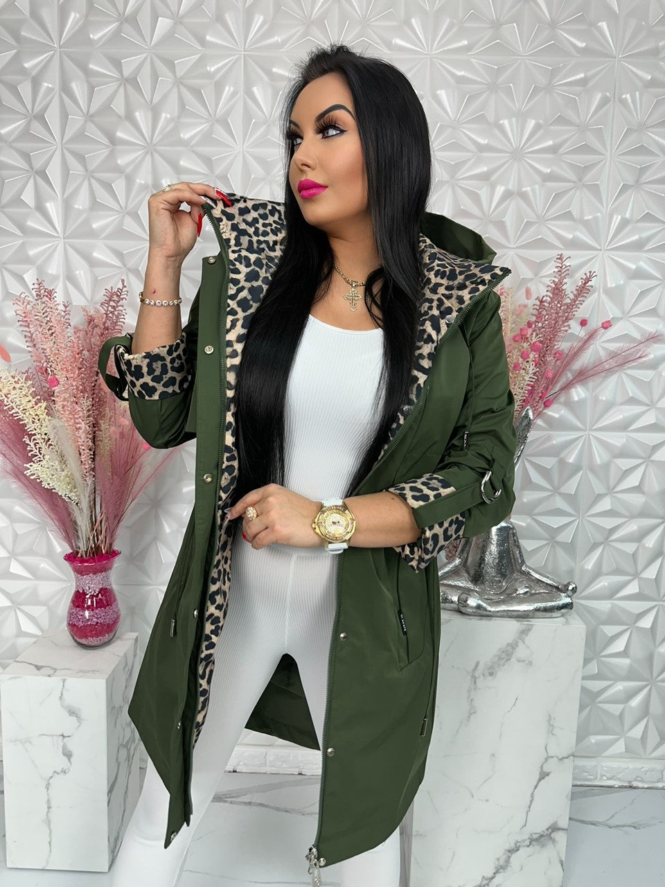 Parka Wild Touch khaki