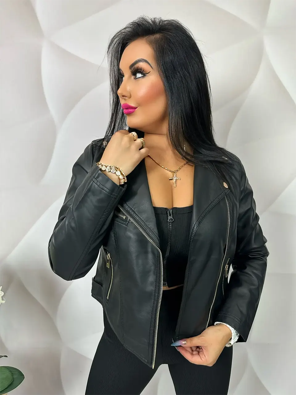 Ramoneska ROSITA czarna