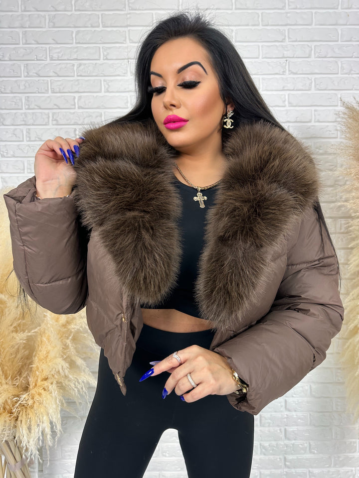 Kurtka NOTHING bomberka z futerkiem