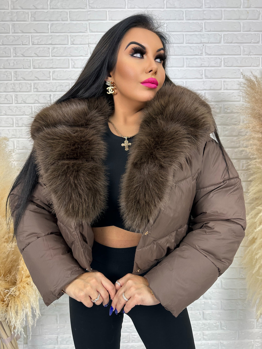 Kurtka NOTHING bomberka z futerkiem