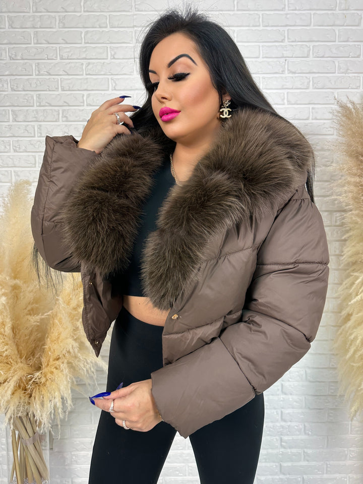 Kurtka NOTHING bomberka z futerkiem