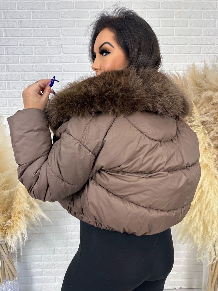 Kurtka NOTHING bomberka z futerkiem