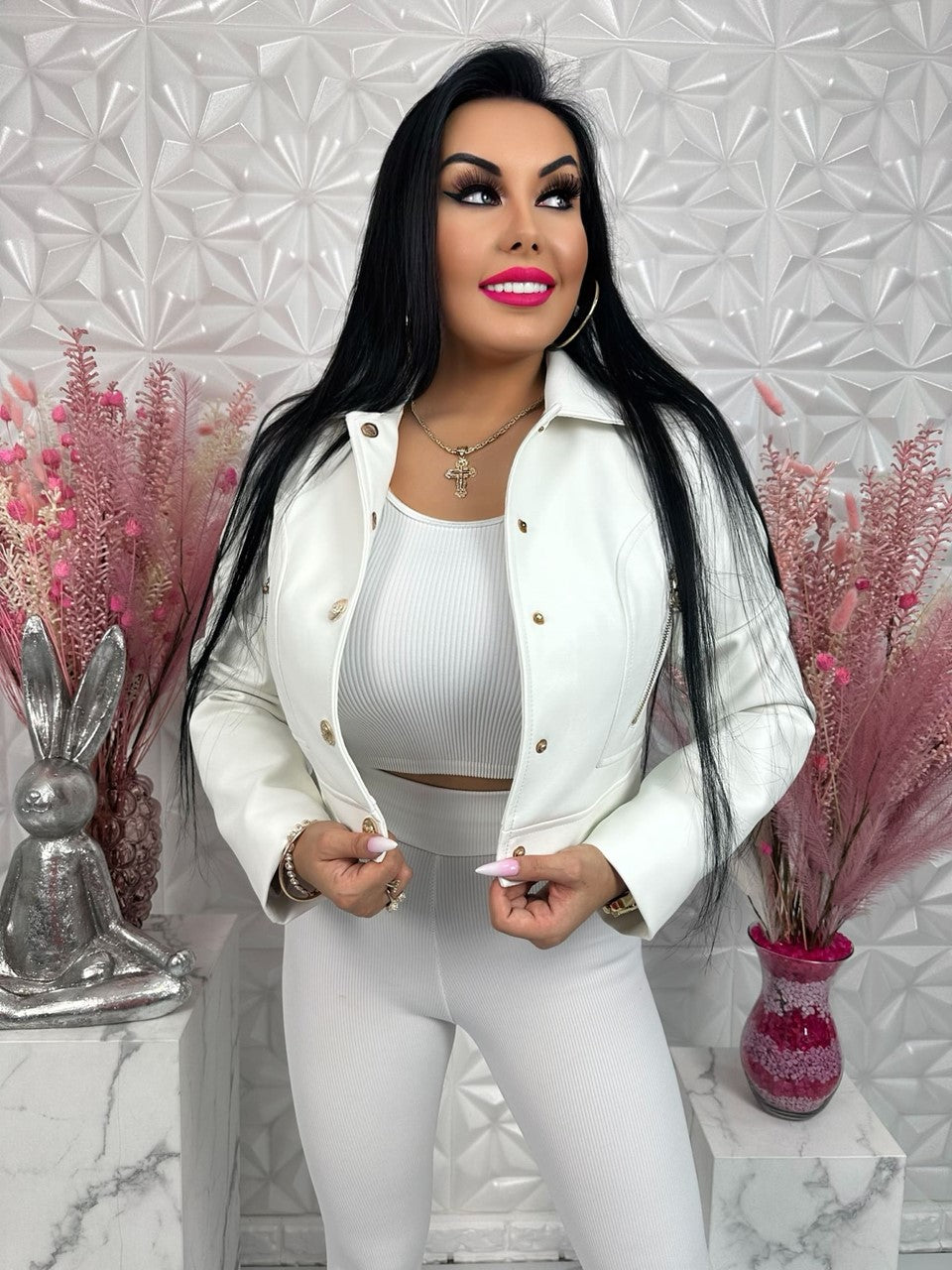 Ramoneska DIANA biała