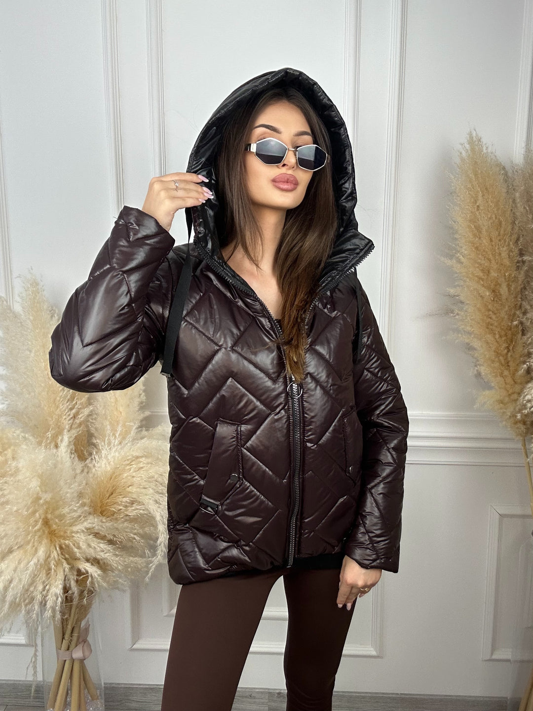 KURTKA NIKOL - pikowana POLSKIEGO producenta SM COLLECTION