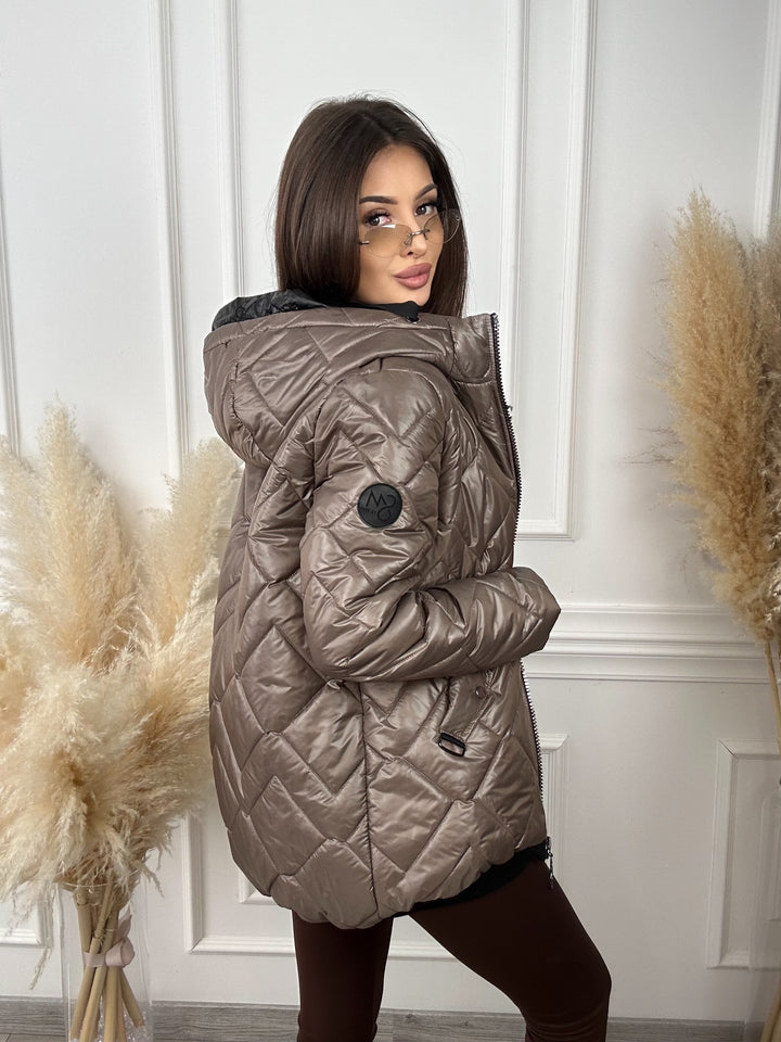 KURTKA NIKOL - pikowana POLSKIEGO producenta SM COLLECTION