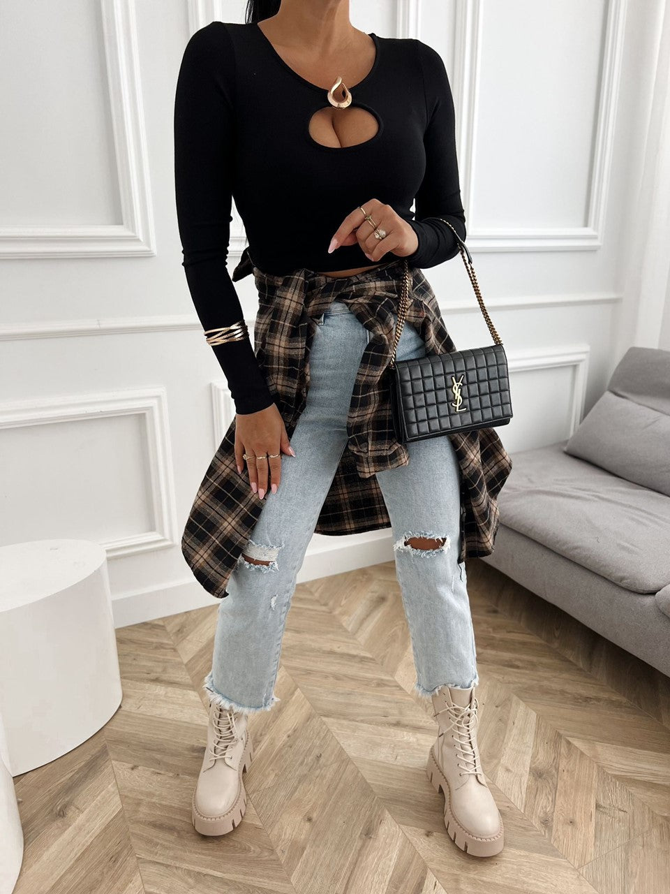 Bluzka Rochelle czarna