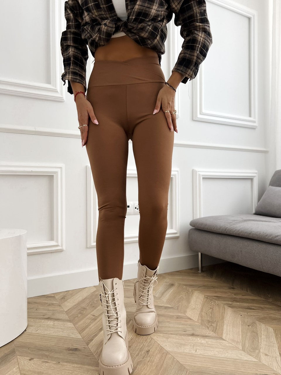Legginsy ELYSIA camel